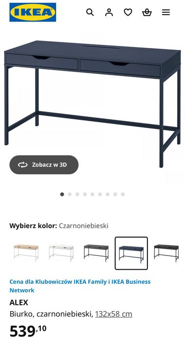 Biurko szkolne z sieci IKEA