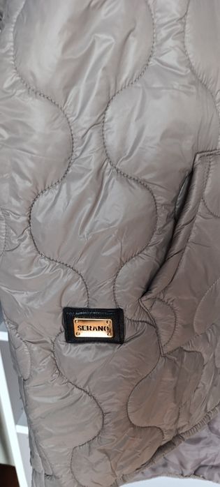 Pikowana kurtka Plus Size kaptur zamek XL 2XL 3XL 4XL