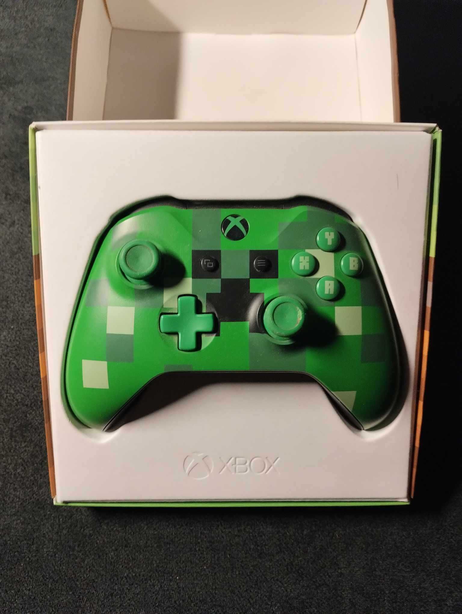 XBOX ONE - pad mineraft creeper