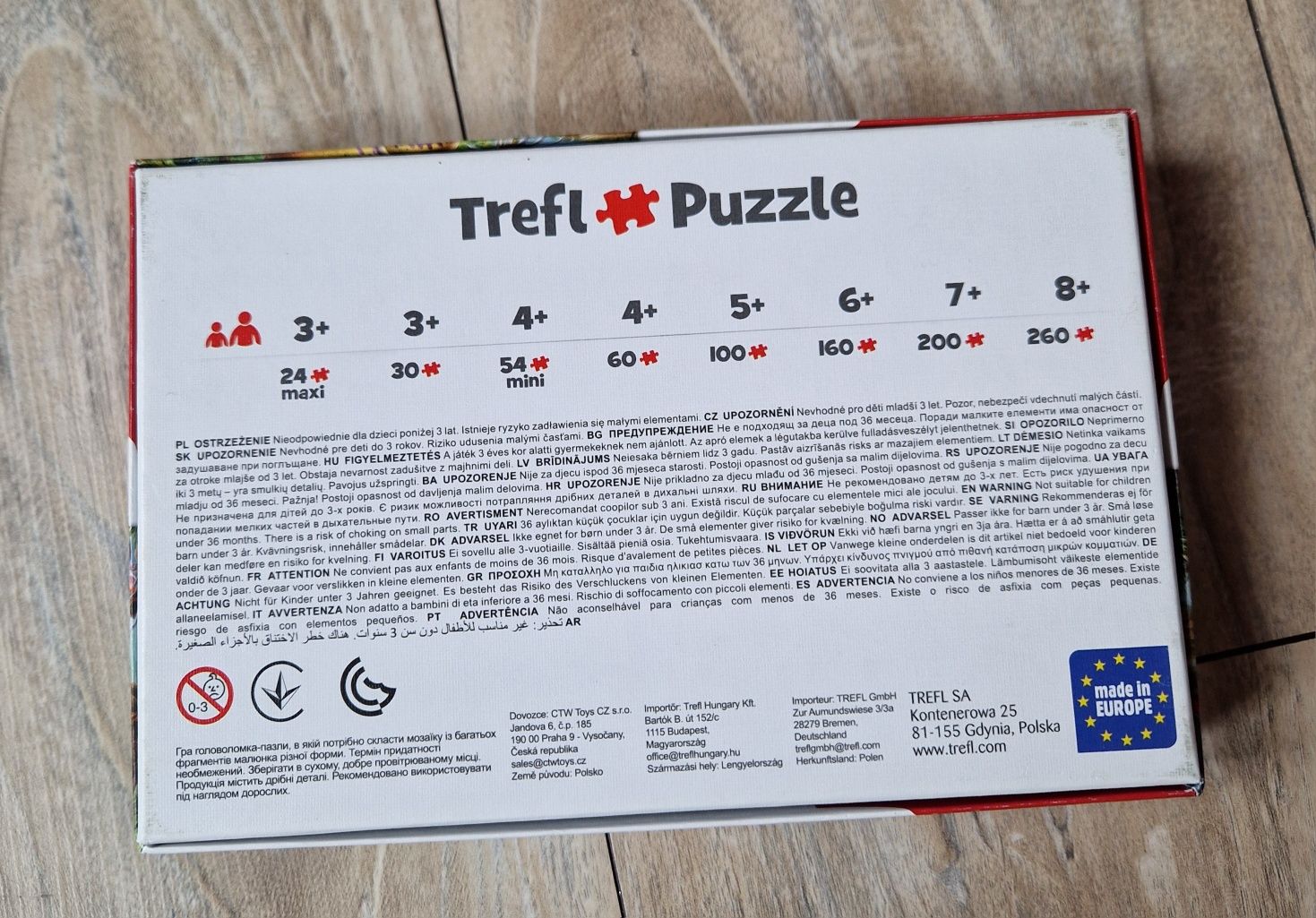 Puzzle Trefl dinozaury 60 elementów 4+