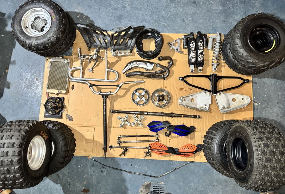 Części Yamaha Raptor 700 , koła , wahacze, amortyzatory zawieszenie