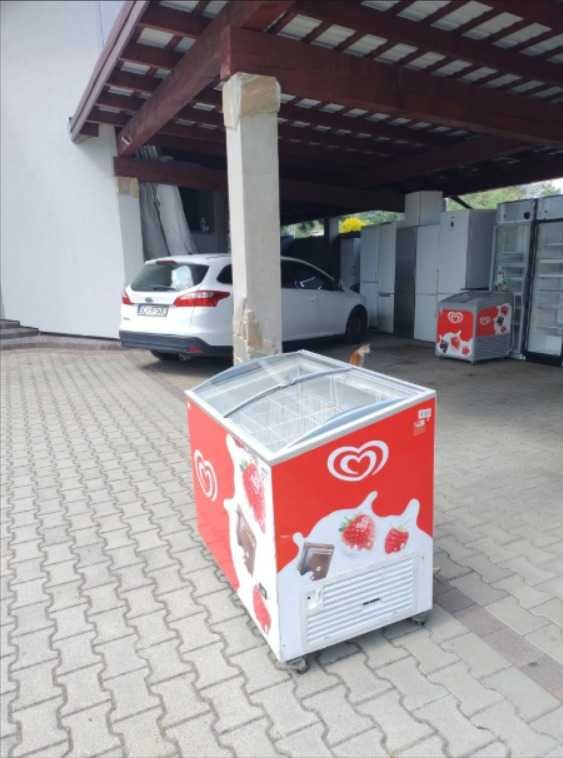 Zamrażarka przeszklona witryna