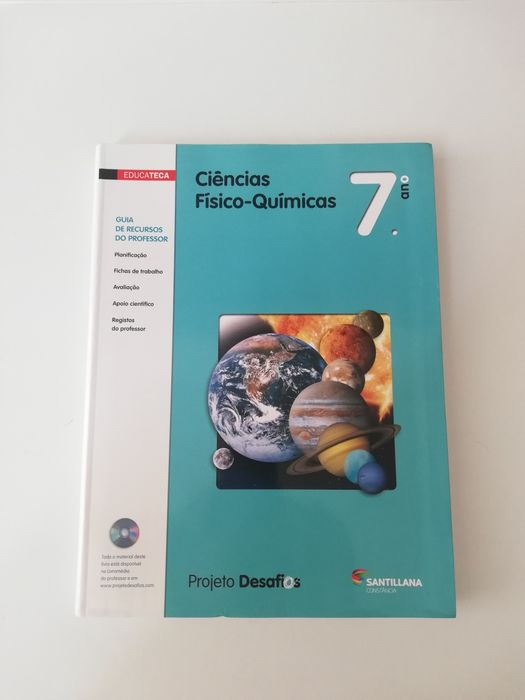 Livro " Ciências Físico - Químicas" 7º ano