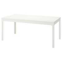 EKEDALEN Stół rozkładany, biały, 180/240x90 cm