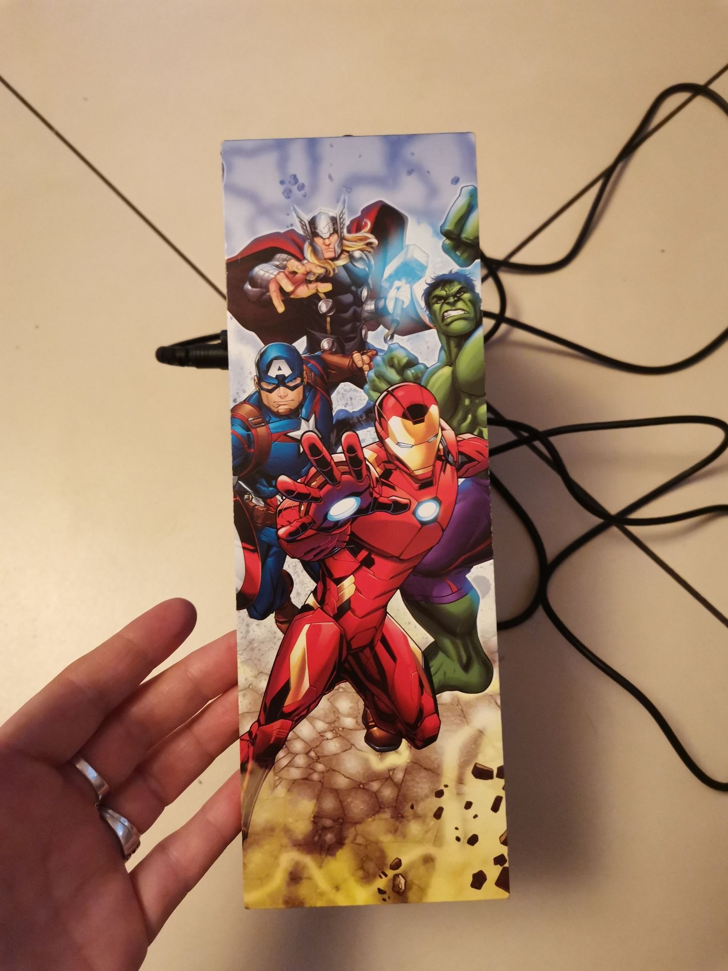 Głośnik z mikrofonem Avengers muzyka karaoke