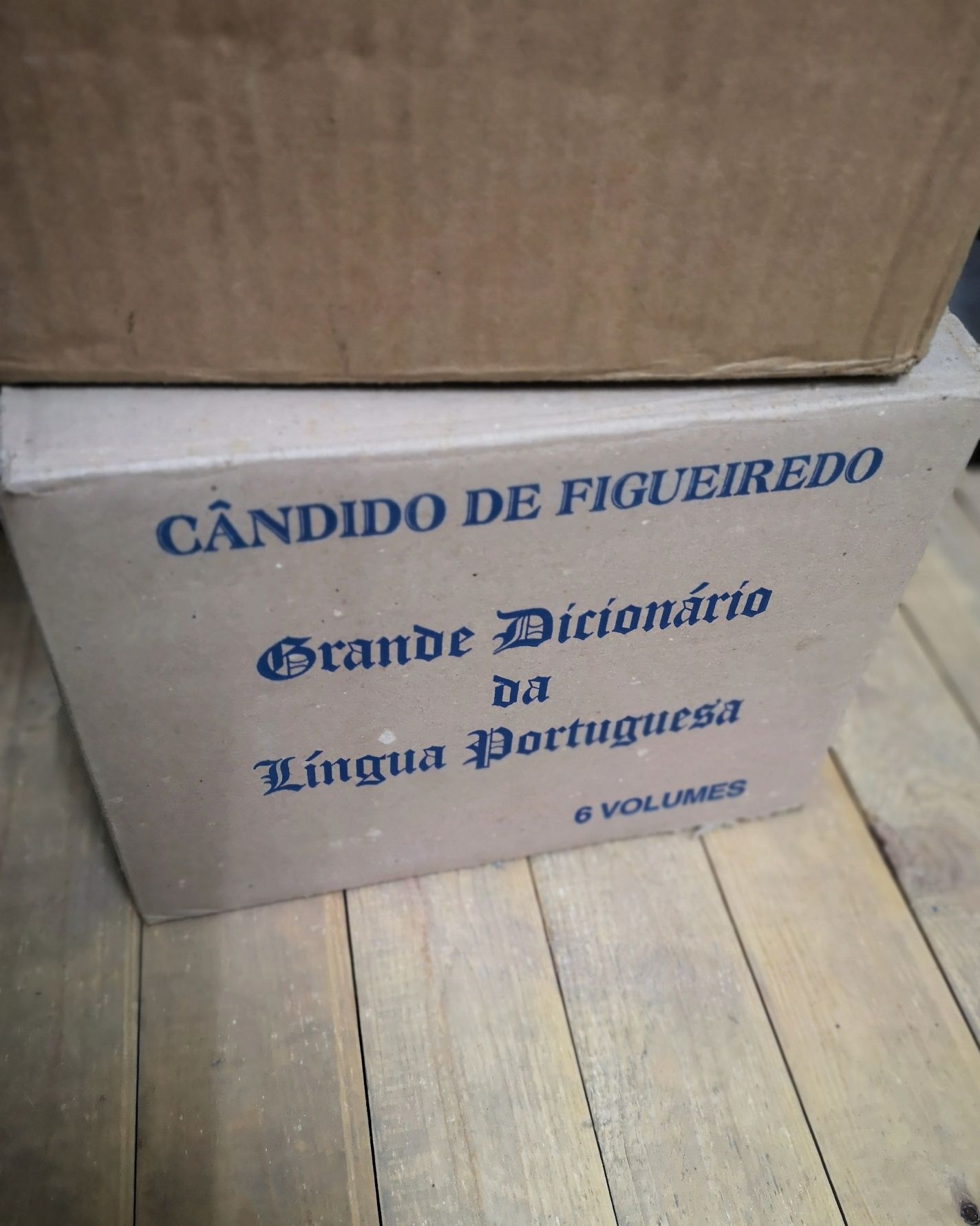 Grande dicionário da língua portuguesa, Cândido Figueiredo - 6 volumes