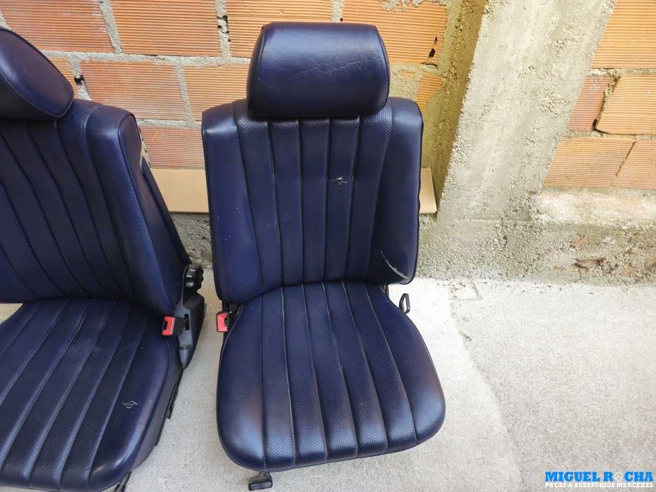 Conjunto de bancos mbtex azul Mercedes 190 W201