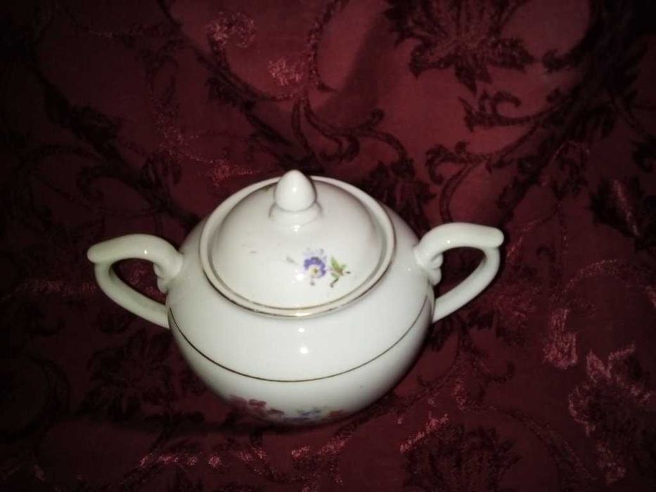 Фарфор сахарница, Барановкий Фз, винтаж 50-е гг