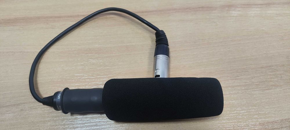 Микрофон пушка Sony ECM-XM1 +48v + паралон шумодав