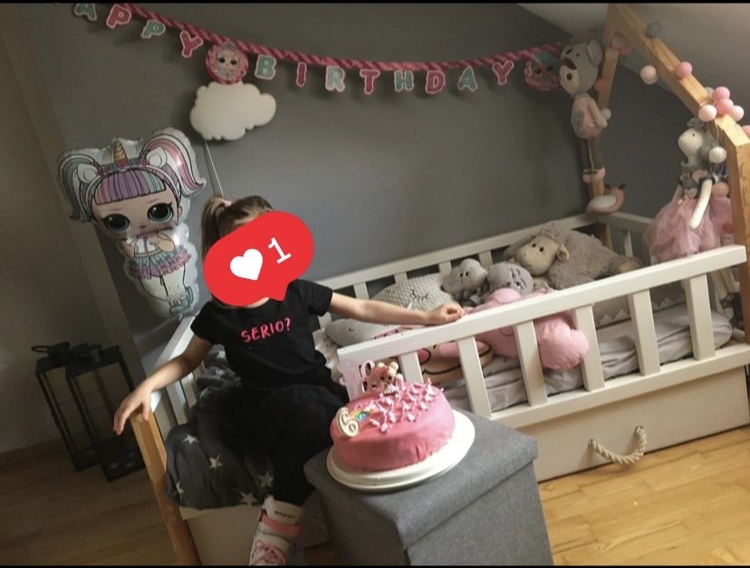 Łóżko Łóżeczko Domek Szuflady