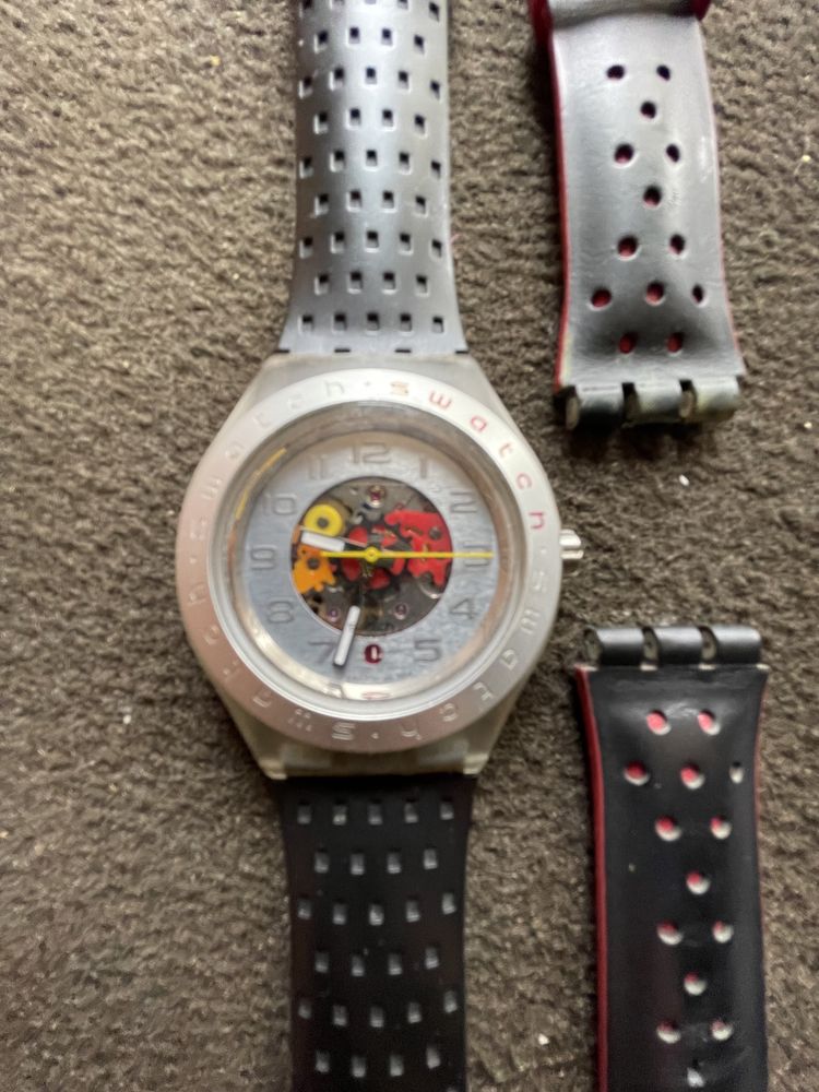 Relógio Swatch automático Diaphane Iberian Lodge SVDK4003