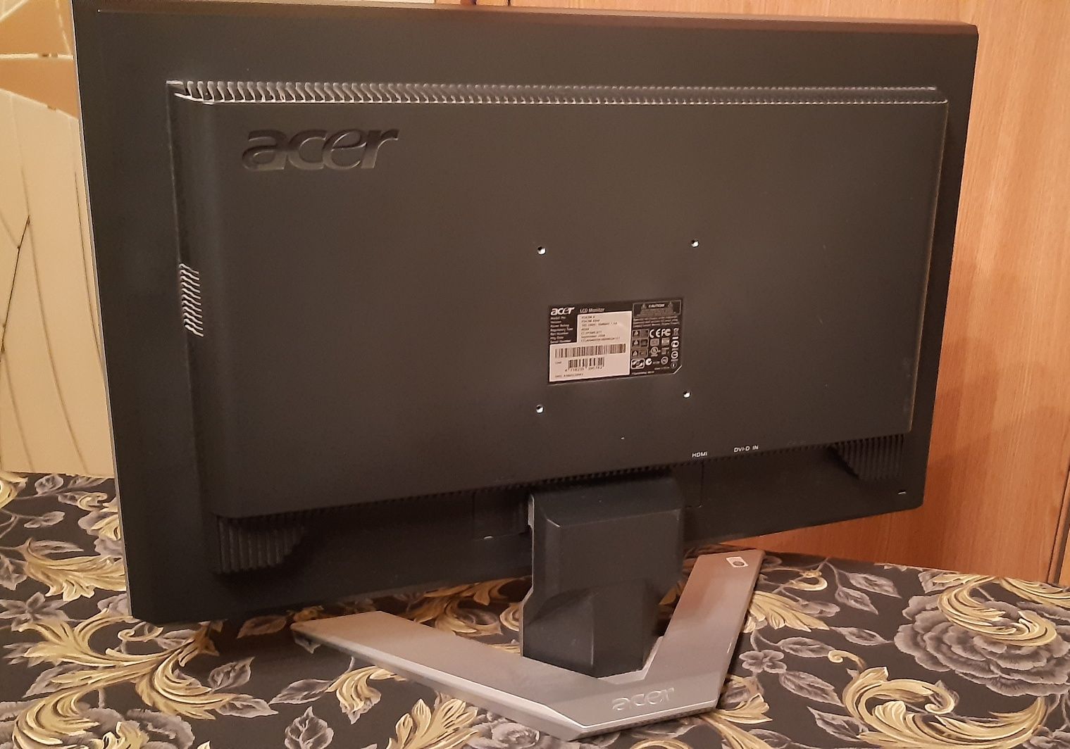 Монітор широкоформатний Acer P243W A 24" 61 см
