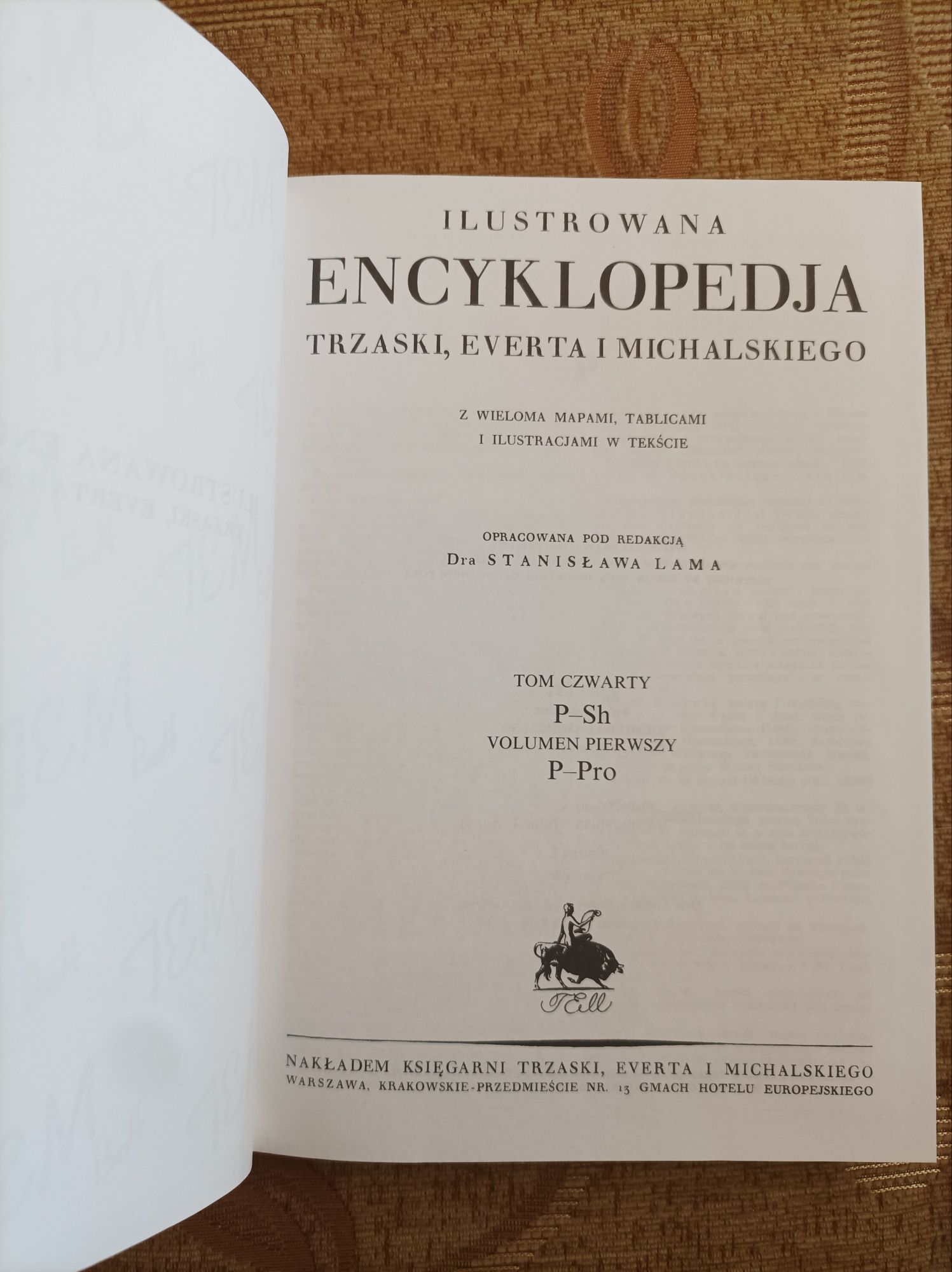 Ilustrowana encyklopedia Trzaski Everta i Michalskiego Tom 4 Volumen 1