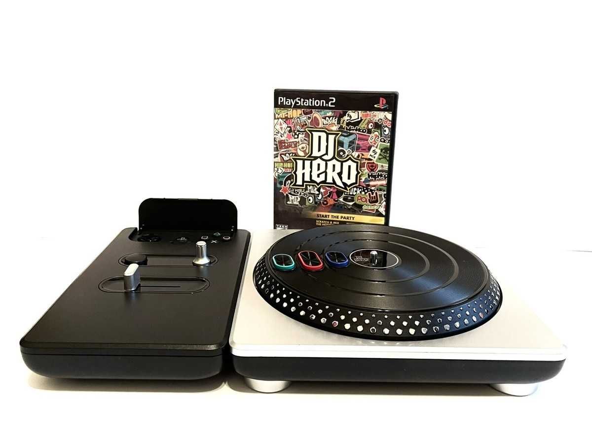 Consola Playstation Toca-discos, TURNTABLE DJ HERO 2 para PS3 e PS2