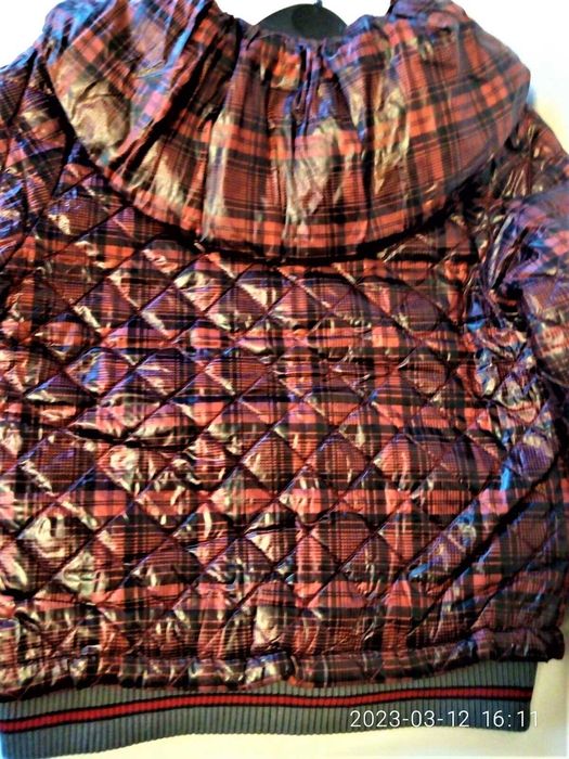 Куртка стеганная девочки-подростка осень без капюшона 2 цвета р.М.L,XL