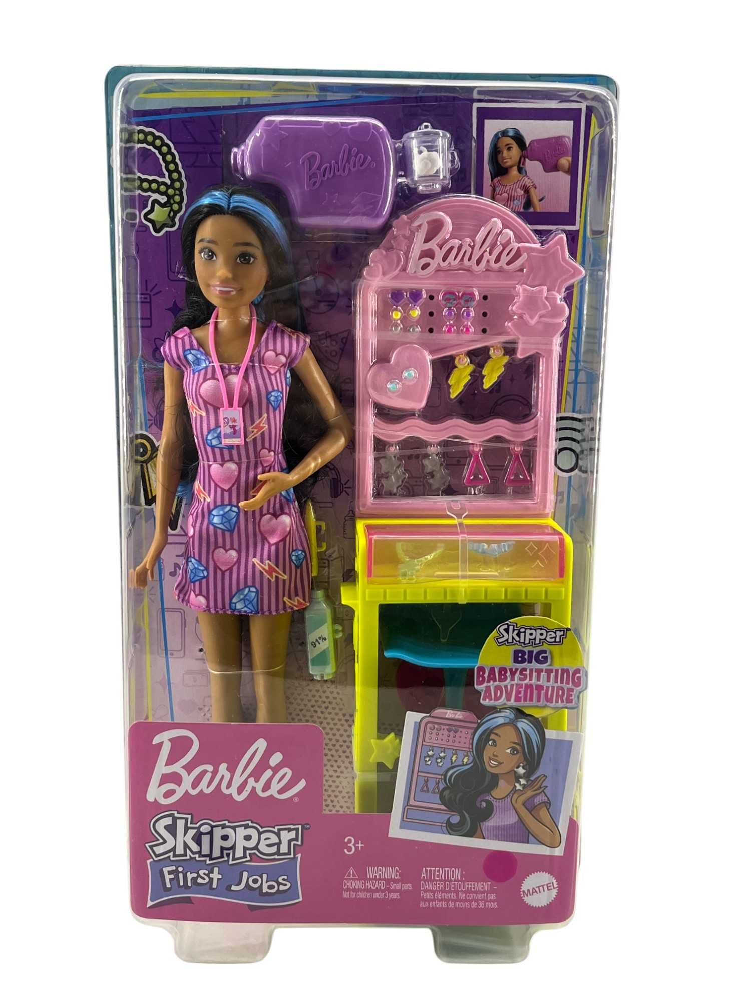 Lalka Barbie Skipper Przekłuwanie Uszu