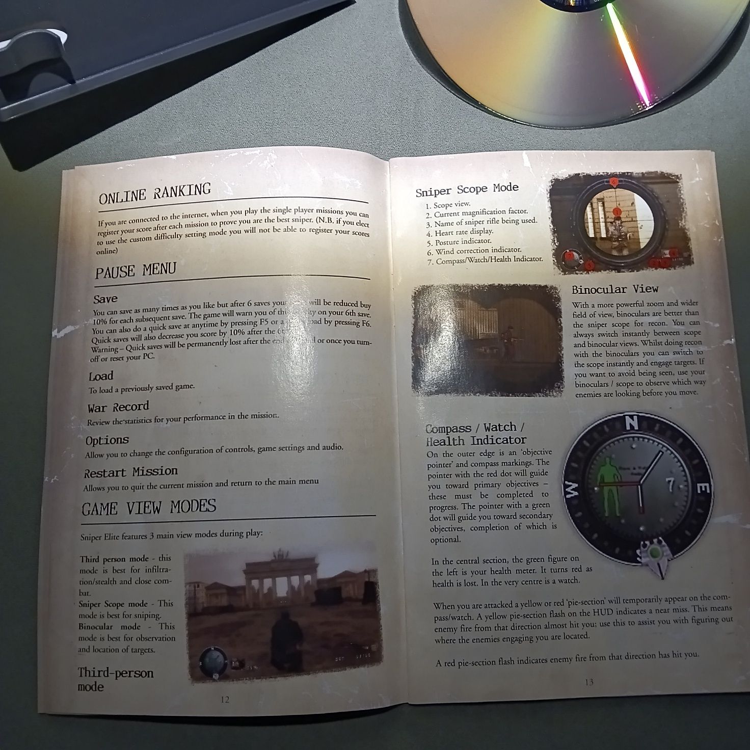 Sniper Elite PC DVD
