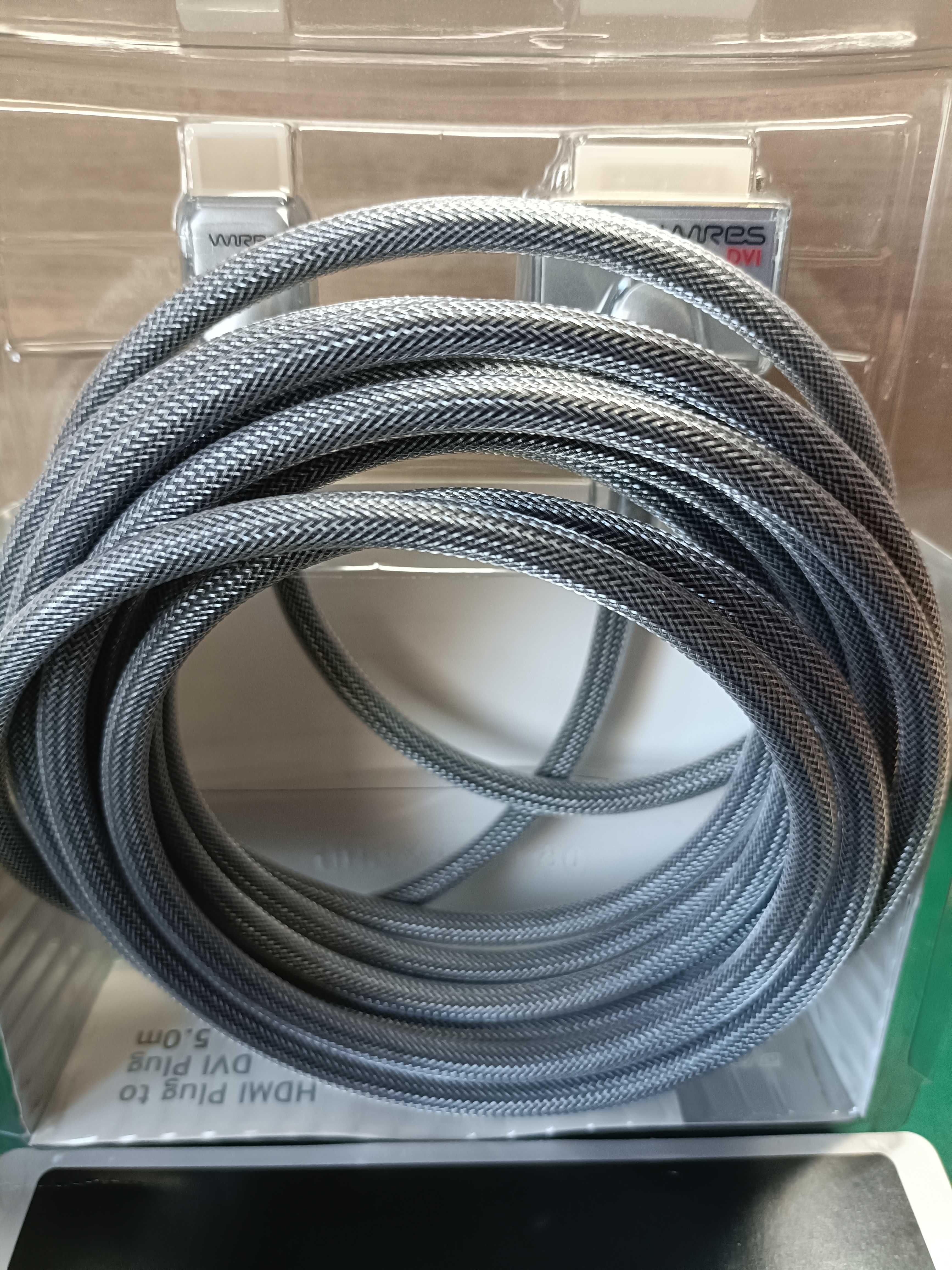 Przewód HDMI DVI-D Techlink 5m.