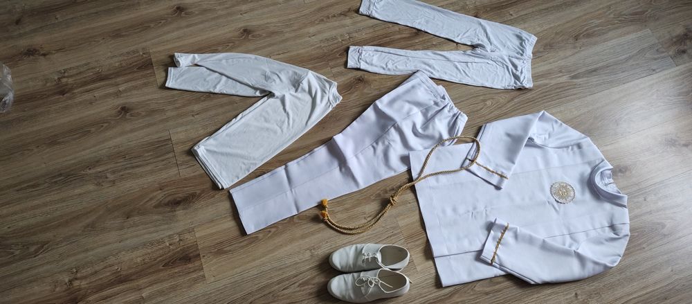 Alba komunijna 152 + buty 36 + ciepła bielizna