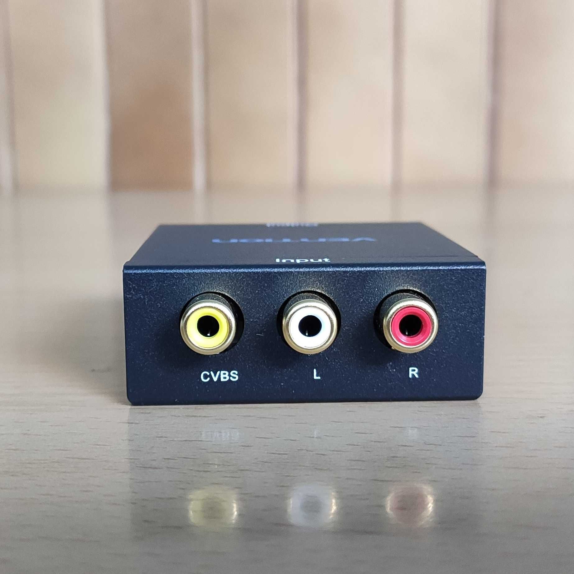 Conversor adaptador AV Rca para Hdmi - NOVO SELADO