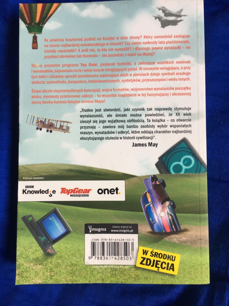 Książka James May i jego wspaniałe maszyny
