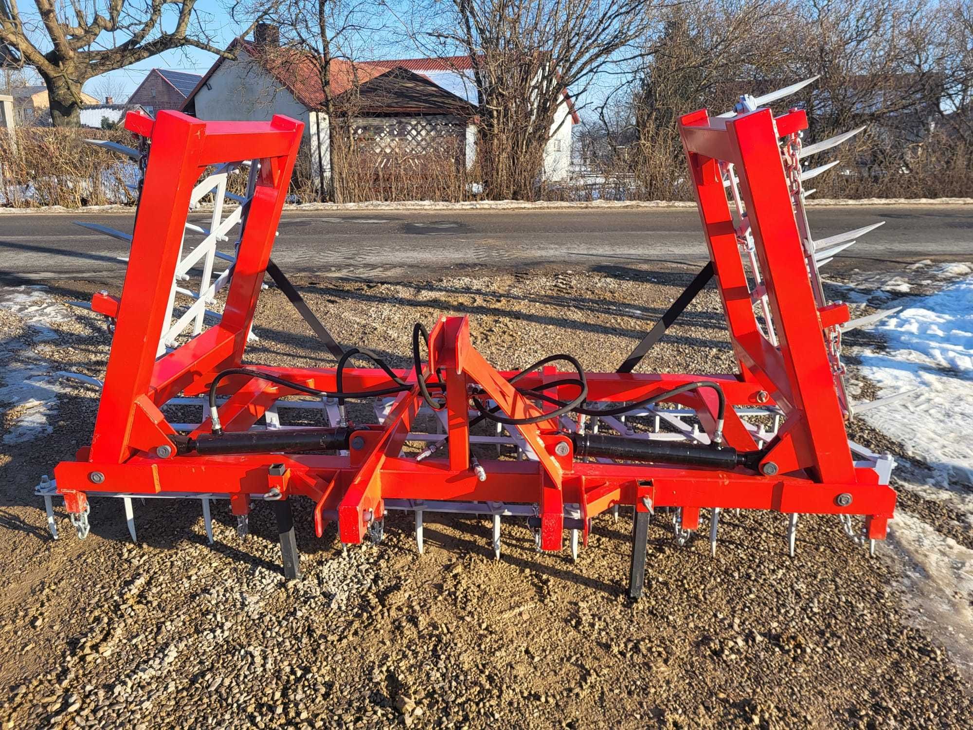 BRONY HYDRAULICZNIE SKŁADANE 5 pól/2 siłowniki /20Ph agregat/uprawa
