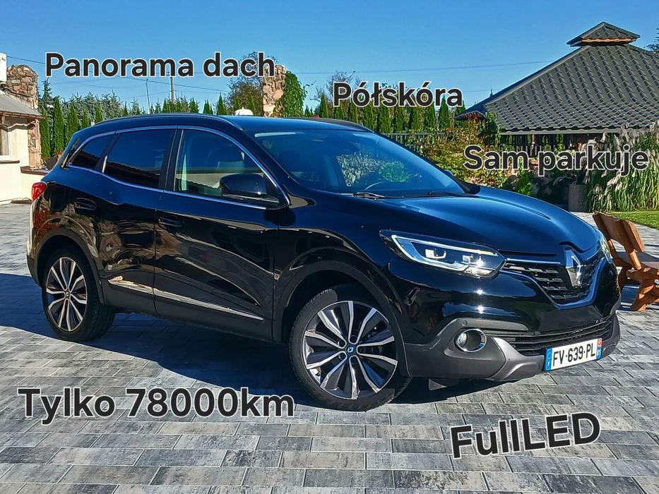 Renault Kadjar LedPureVision Kamera SamParkuje PółSkóra Alu19 Panorama Zobacz