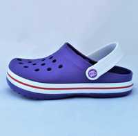 Женские Тапочки Crocs Сиреневые Кроксы Шлёпки Сланцы