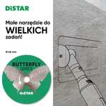 Tarcza diamentowa Distar Fi 45 mm  Butterfly Precyzyjna bez trzpienia