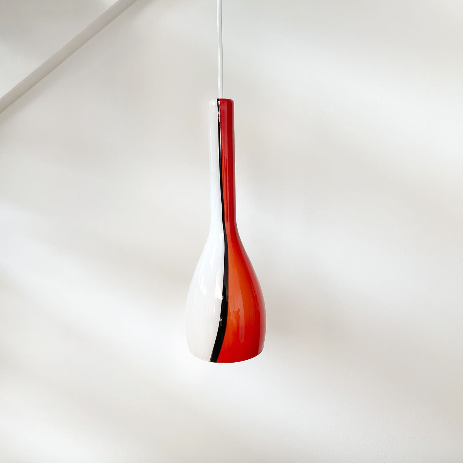 Lampy Luciano Vistosi szkło Murano Vintage lata 60. 70.