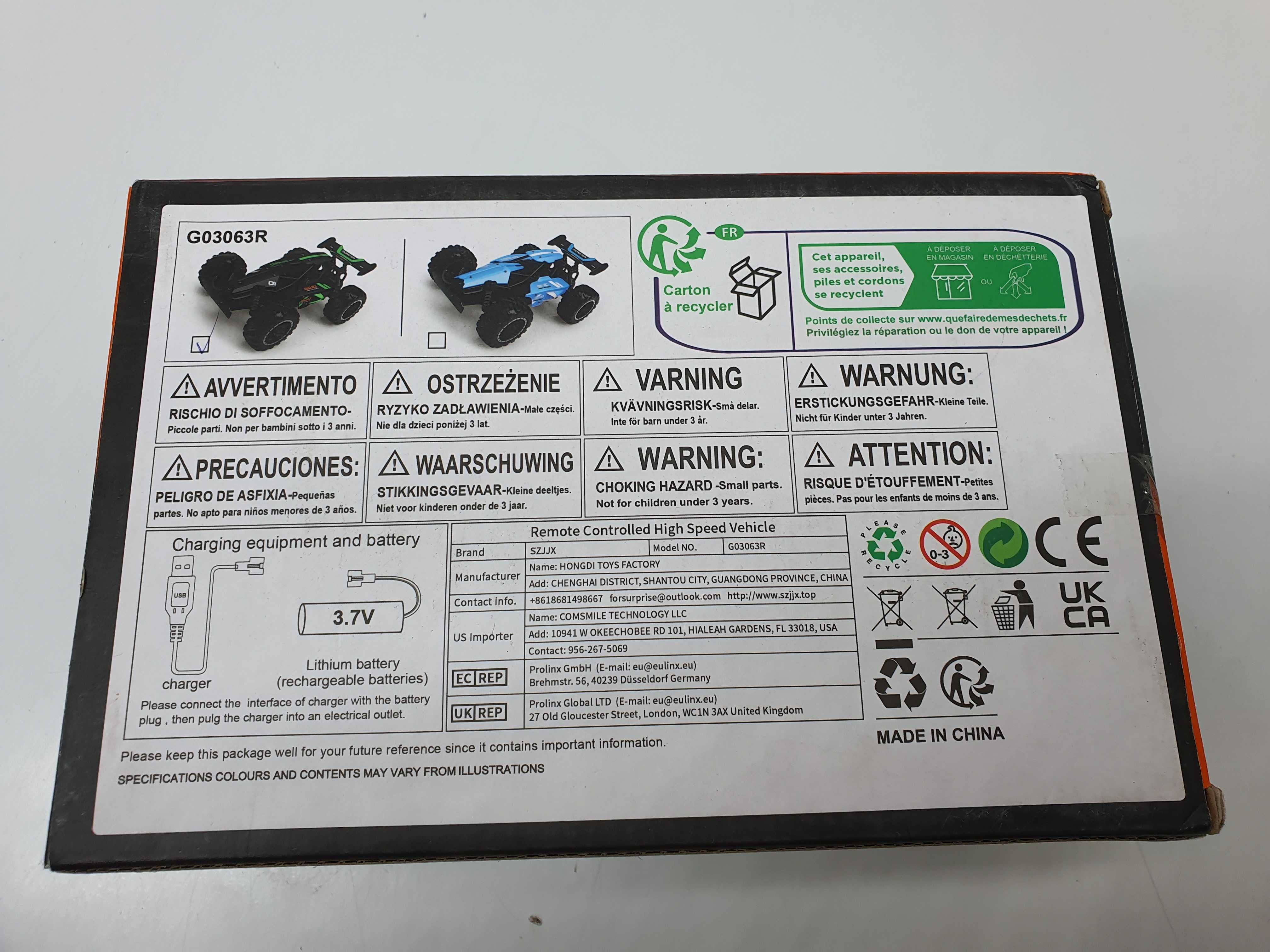 Samochód Sterowany Ready Go RC CAR G03063R zielony od Lombard Ruska 40