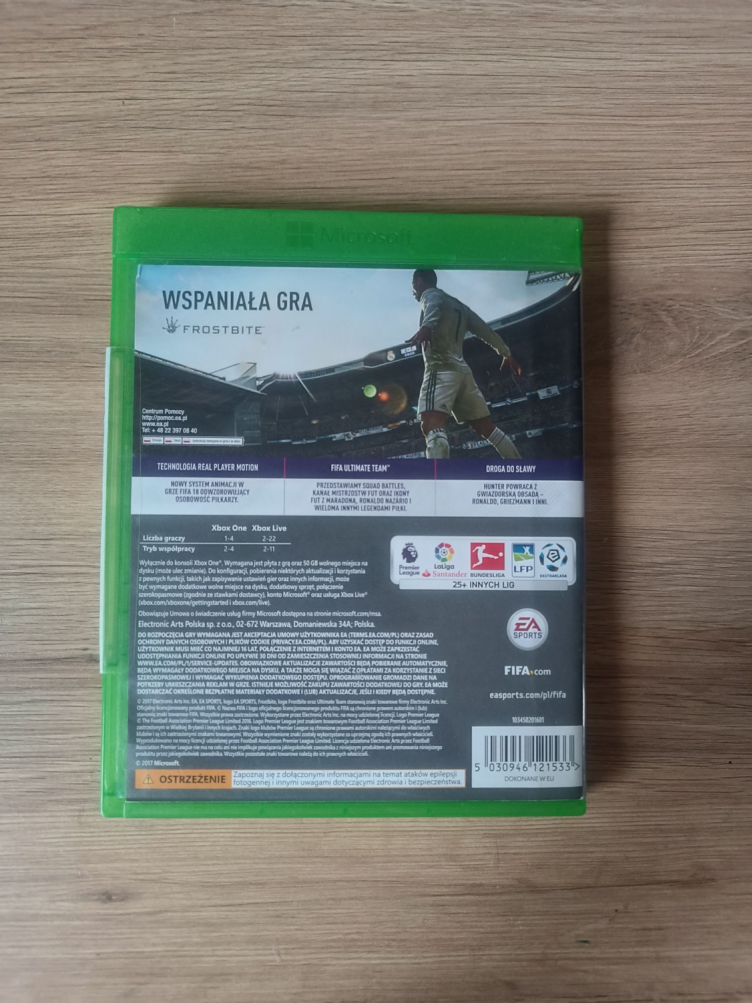 gra FIFA 18 PL xbox one
