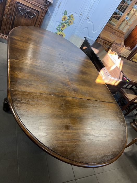 Dębowy stół okrągły/Rozkładany/Raty