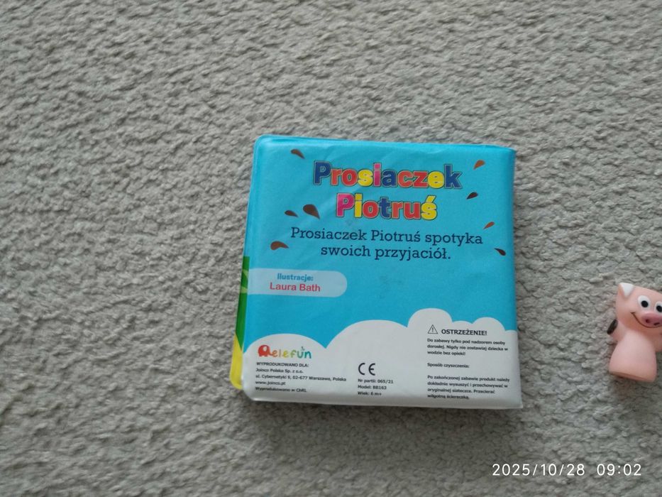 Ksiązeczka do kąpieli, dla niemowlaka