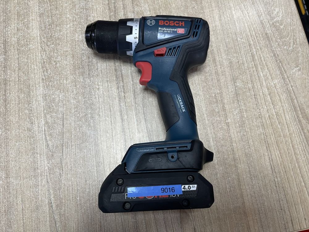 Bosch GSR 18V-90 C / акумуляторний безщітковий шуруповерт Бош