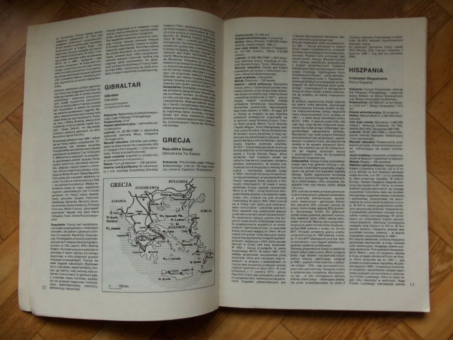 Atlas świata polityczny 1988 rok