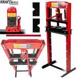 KRAFT&DELE Prasa Hydrauliczna Warsztatowa Płyty Żeliwne 12ton KD328