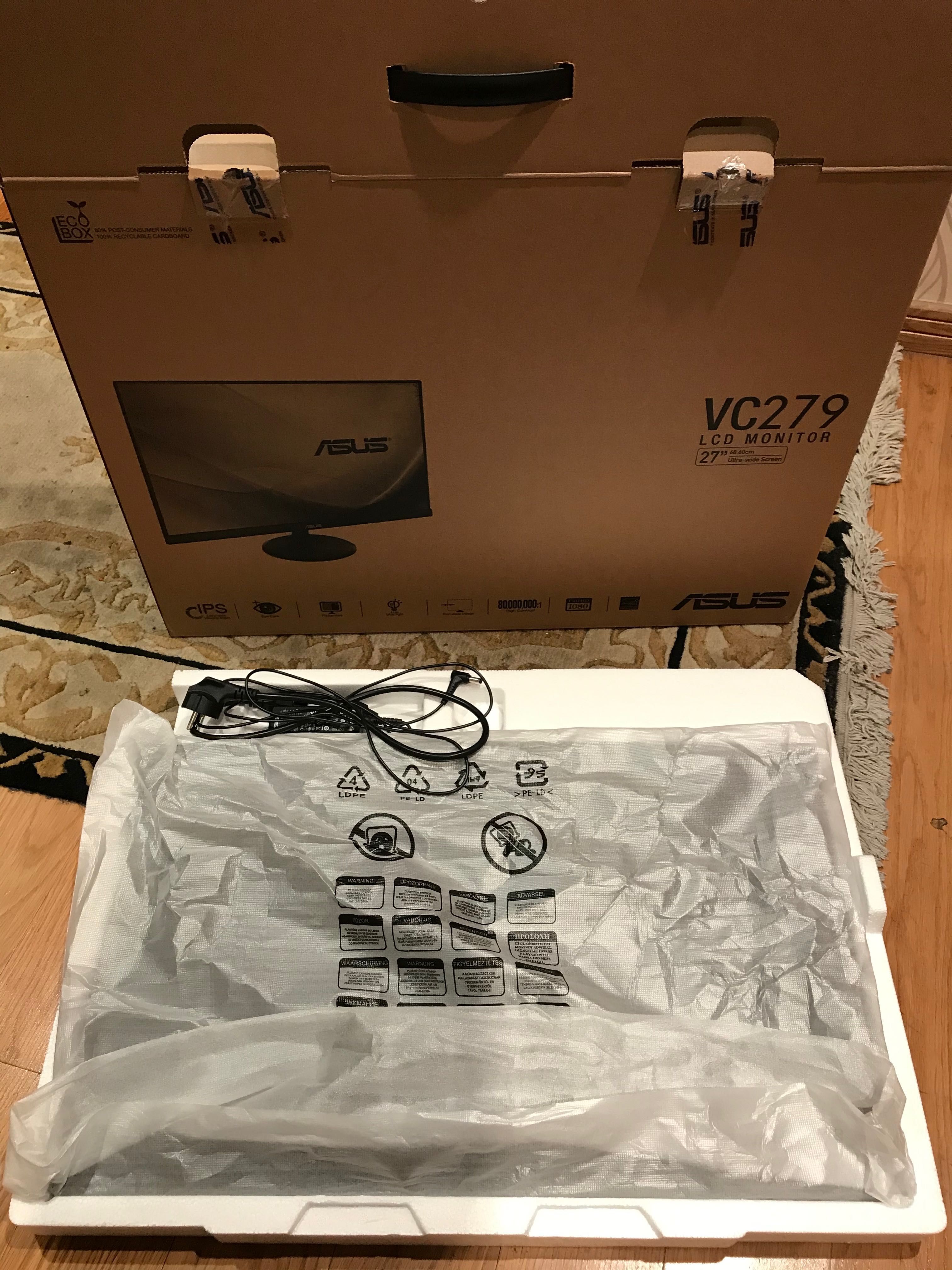 monitor led asus 27 polegadas (VC279) full hd