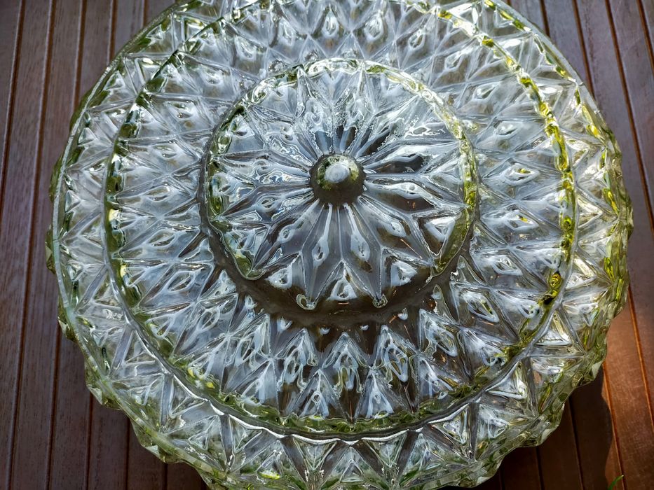 Plafon kryształowy/lampa sufitowa PRL