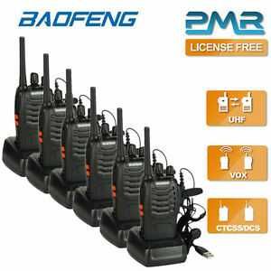 Pack 6x Intercomunicadores Rádio + Acessórios - NOVOS