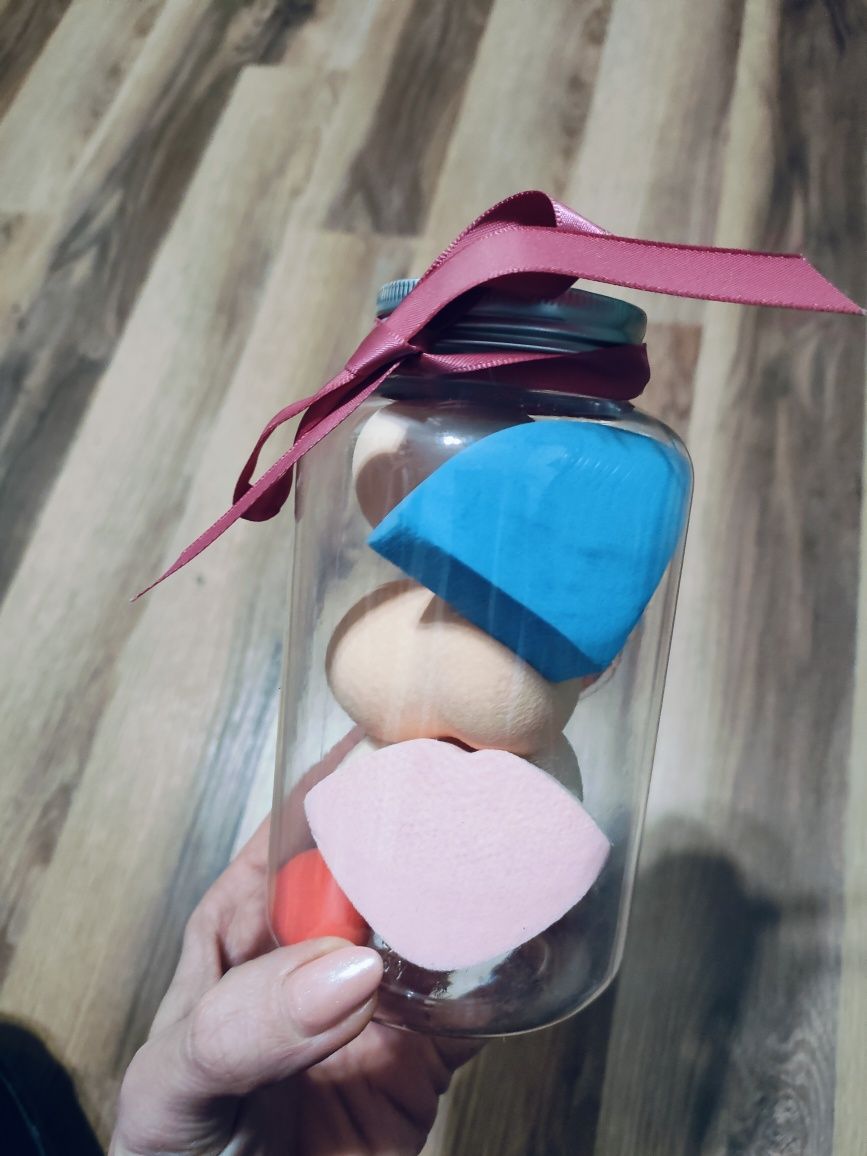 Gąbki do makijażu beauty blender 7 sztuk mix