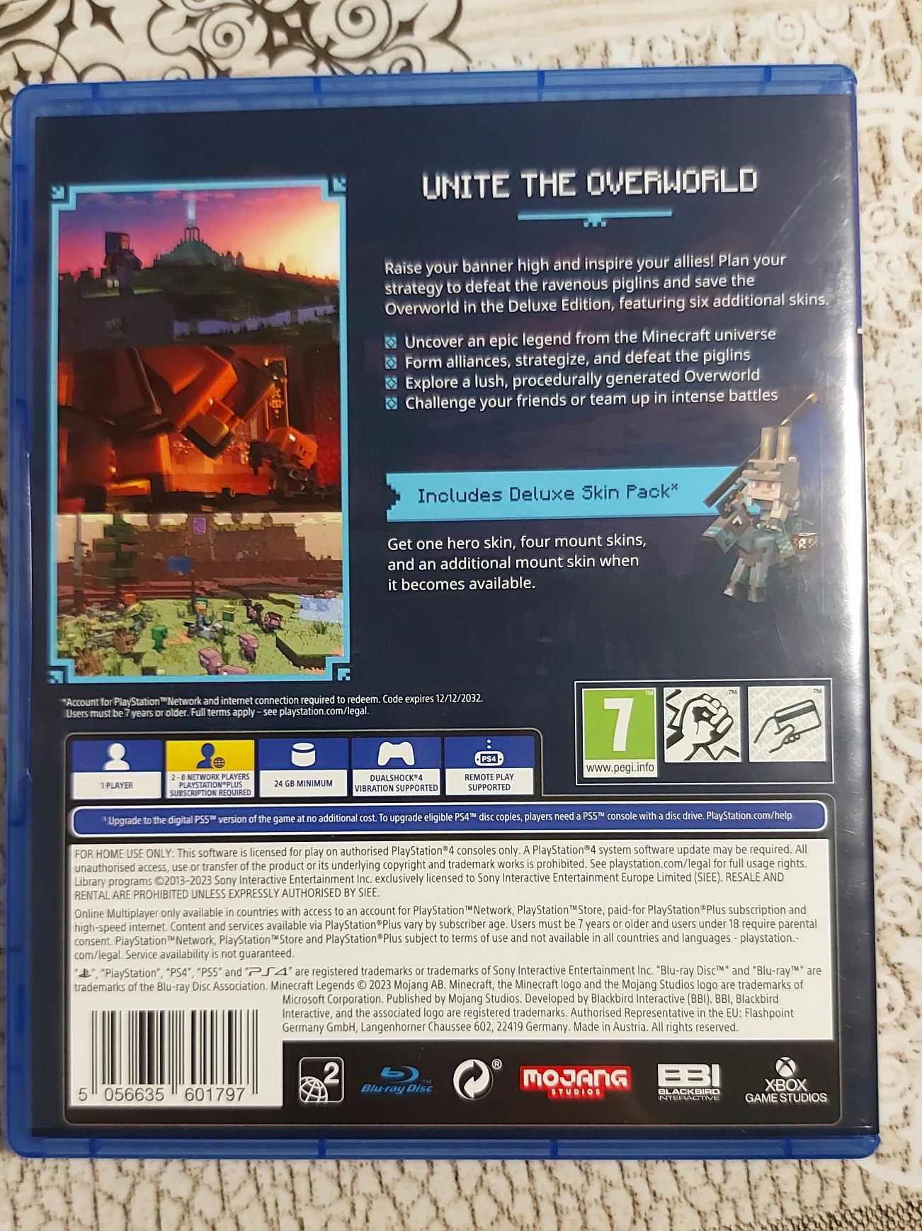 Игровой диск Minecraft на PS4