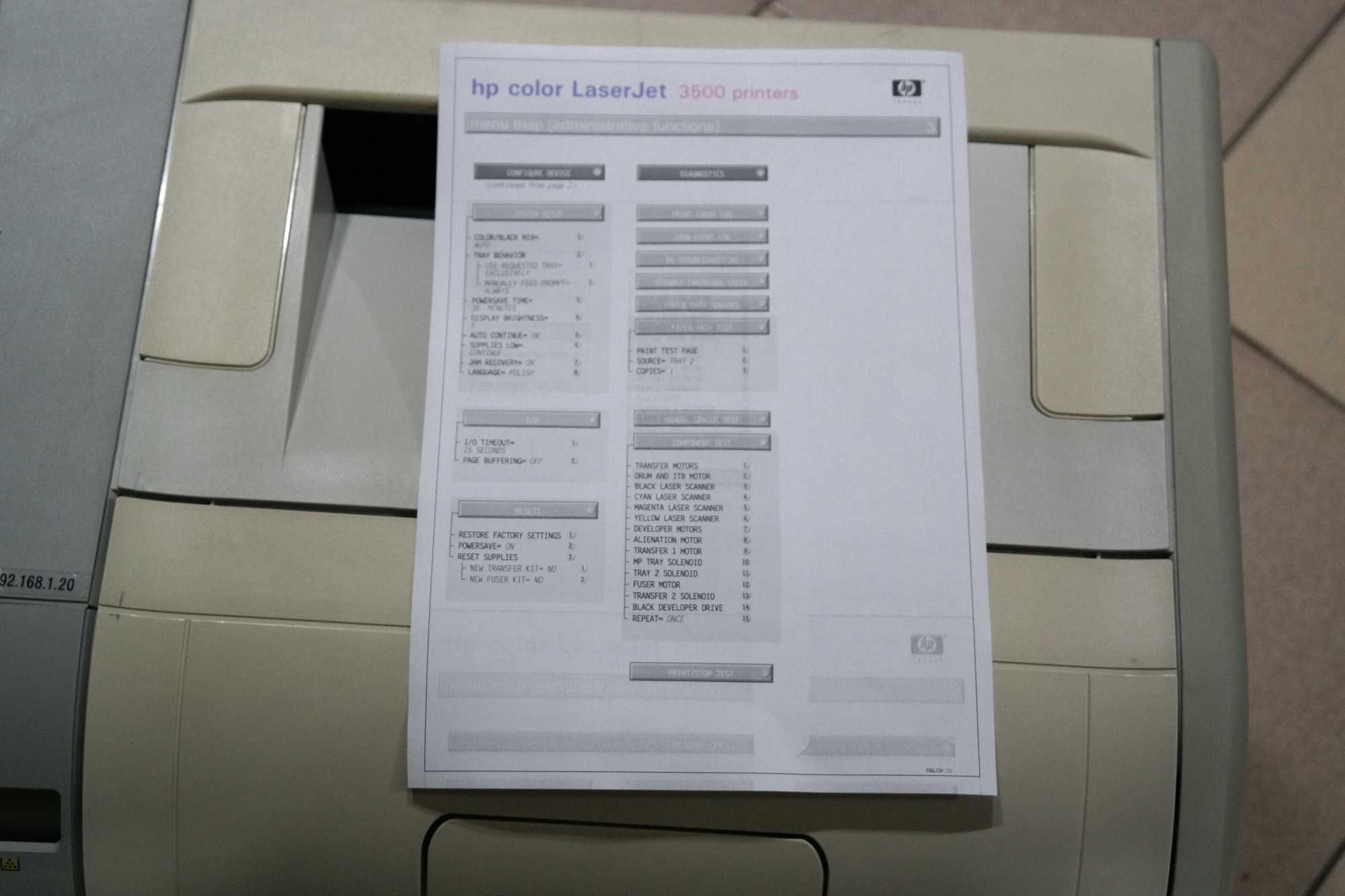 Drukarka HP Color LaserJet 3500