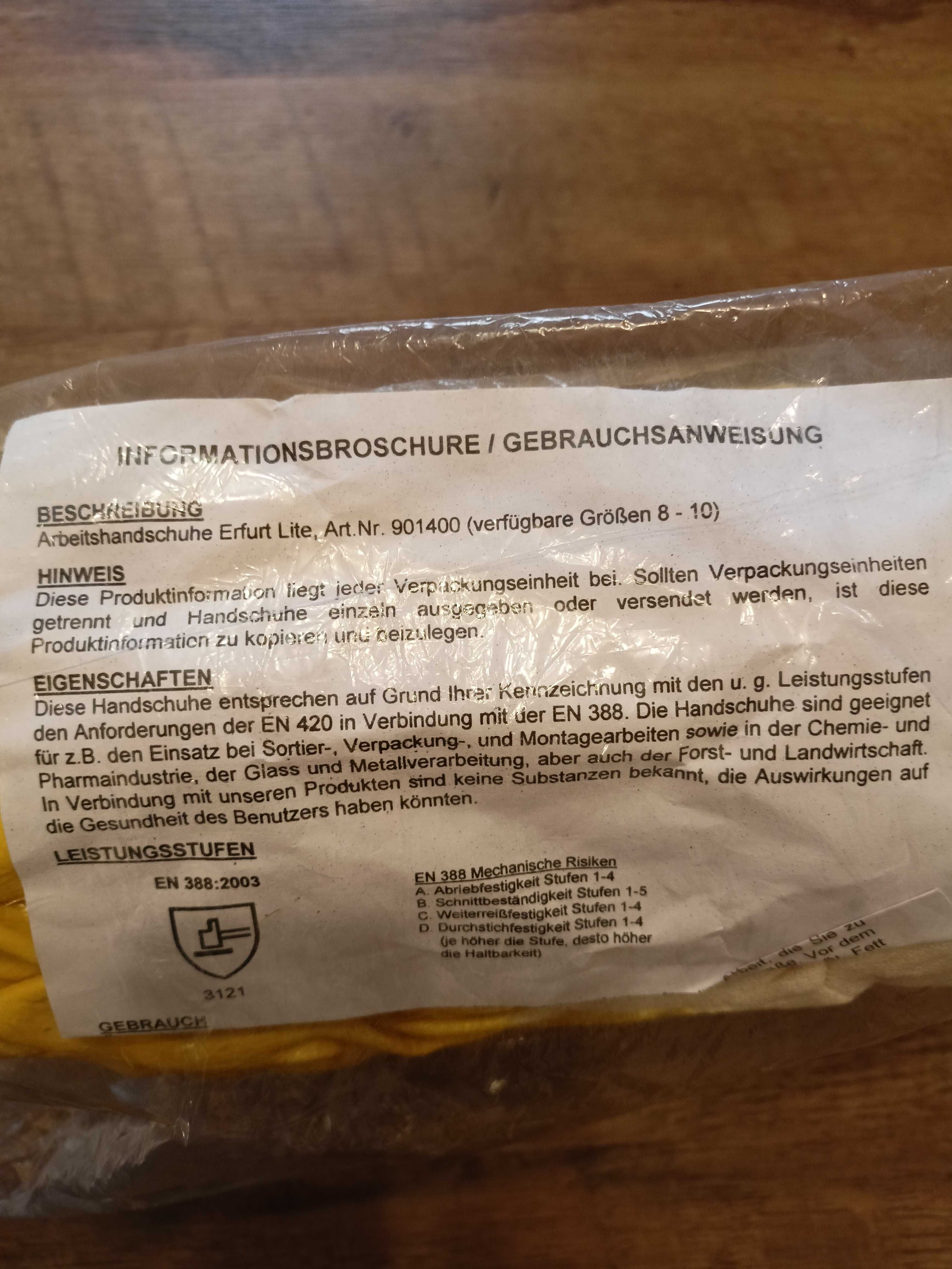 Rękawiczki robocze 9r.