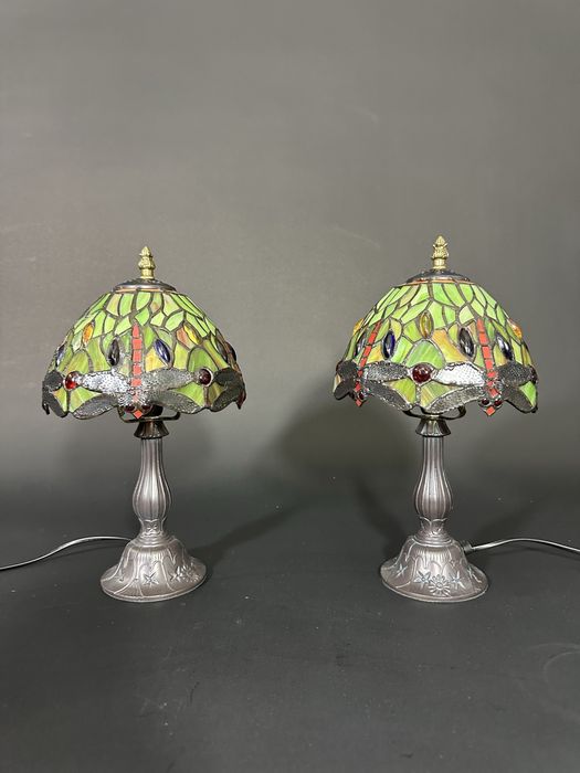 Para Lamp Stołowych Tiffany Meble Stylowe Grodzisk Mazowiecki