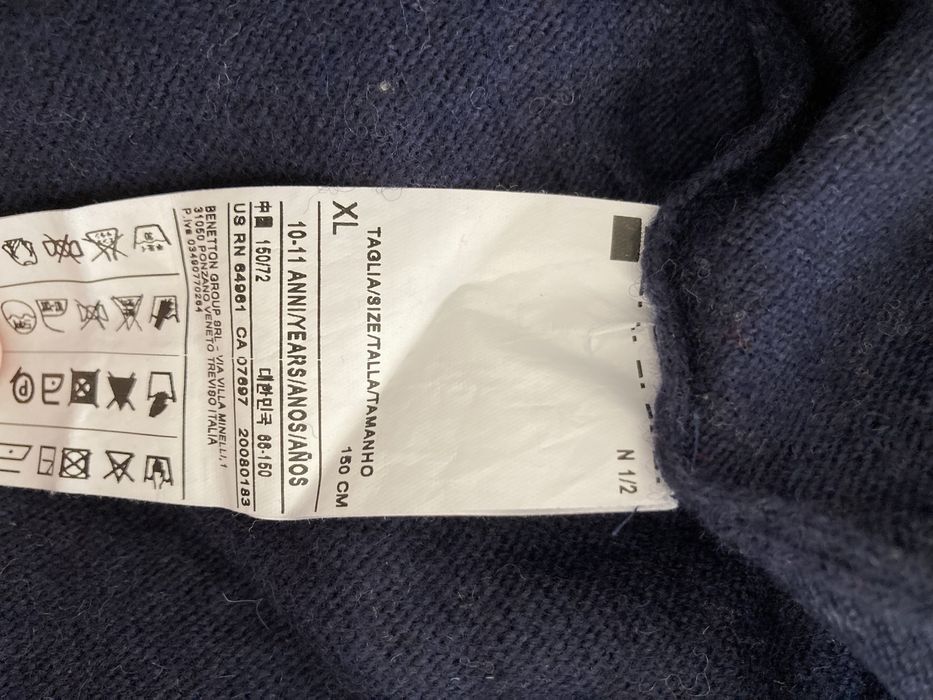 Camisola Mickey Benetton 10/11 anos
