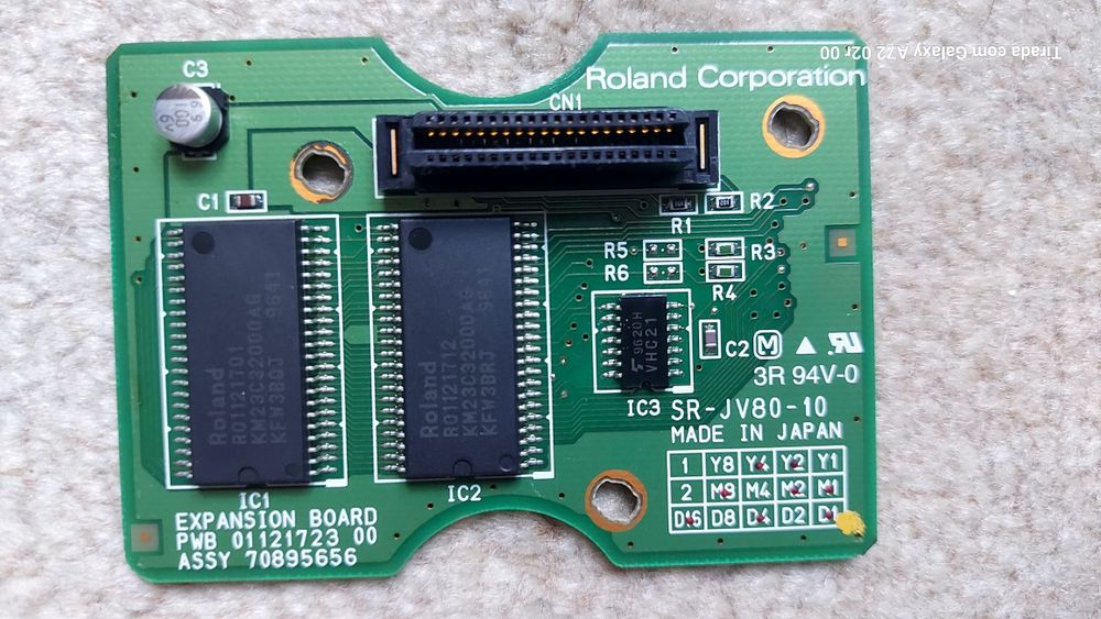 Placa Expansão Roland SR-JV Bass & Drums
