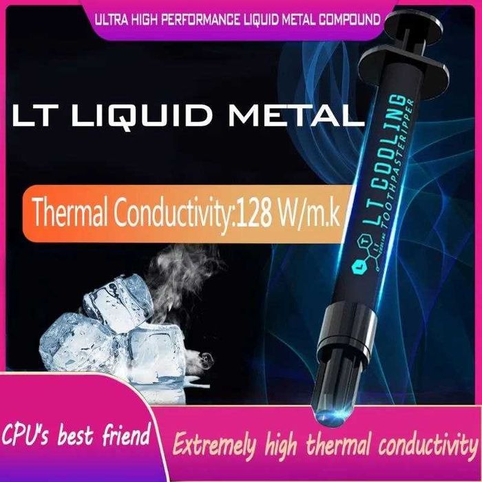 Рідкий метал LT-100 LT Cooling Liquid Metal  128W/mk