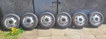Kola z oponami ford transit blizniaki 185x75x16c 6szt.
