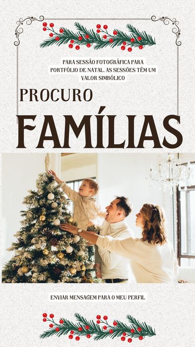 Sessões de Fotografia de Natal